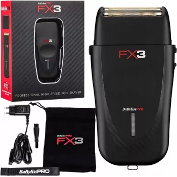 Elektrorasierer BaByliss PRO FXX3SBE – professioneller Barber-Trimmer, Netz-/Akkubetrieb