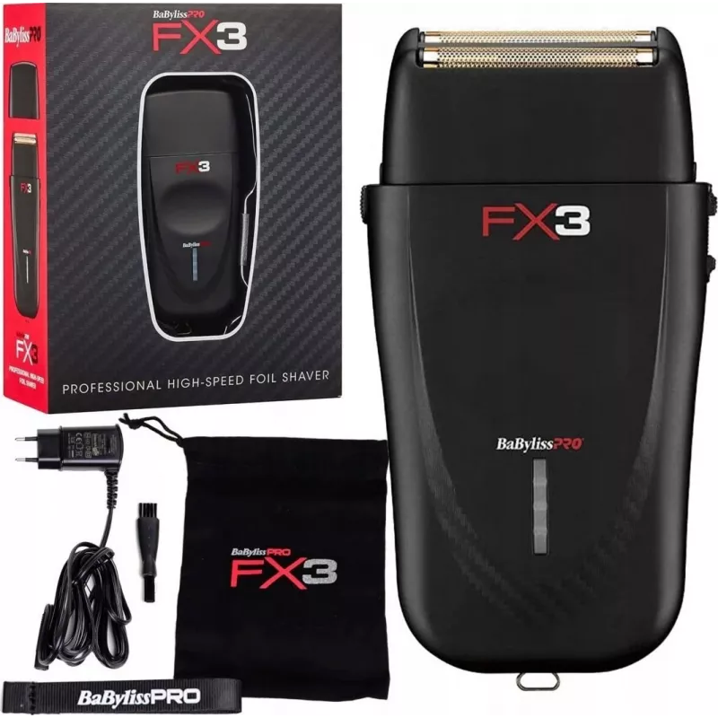 Elektrorasierer BaByliss PRO FXX3SBE – professioneller Barber-Trimmer, Netz-/Akkubetrieb