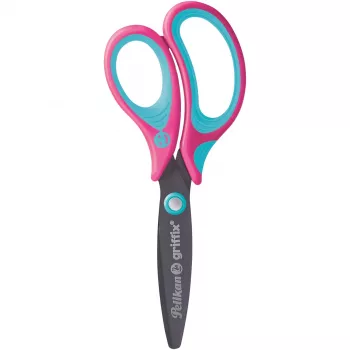 Pelikan Griffix Universal gerade geschnitten Blau - Pink (819121)