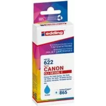 edding Druckerpatrone EDD-622 Cyan kompatibel mit Canon CLI-581XXL C