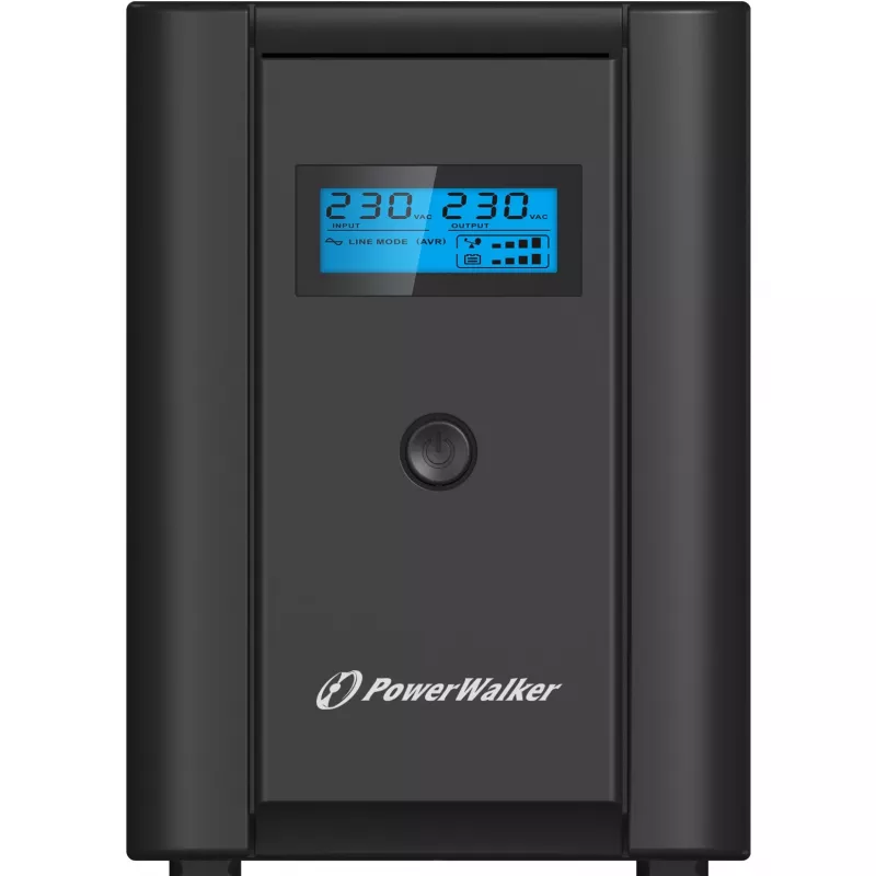 PowerWalker VI 2200 LCD/IEC USV (unterbrechungsfreie Stromversorgung) Line-Interaktiv 2,2 kVA 1200 W 6 AC-Ausgänge
