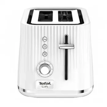 Tefal Loft TT7611 7 2 Scheiben Chrom, Weiß