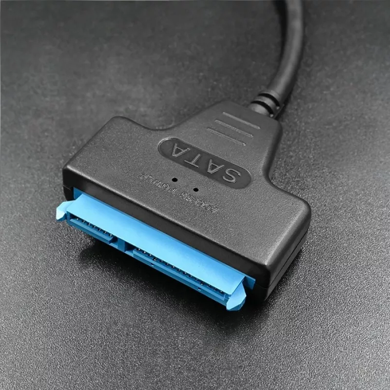 Adapter QOLTEC 51855 — externer M.2 NVMe/NGFF auf USB 3.0 Adapter, 10 Gb/s, für 2,5 Zoll/M.2 Laufwerke, schwarz