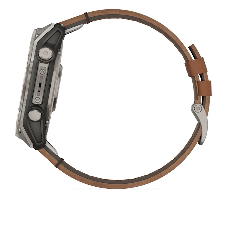 Garmin Fenix 8 3,56 cm (1,4) AMOLED 51 mm Digital 454 x 454 Pixel Touchscreen Titan Wi-Fi GPS (Satellit)