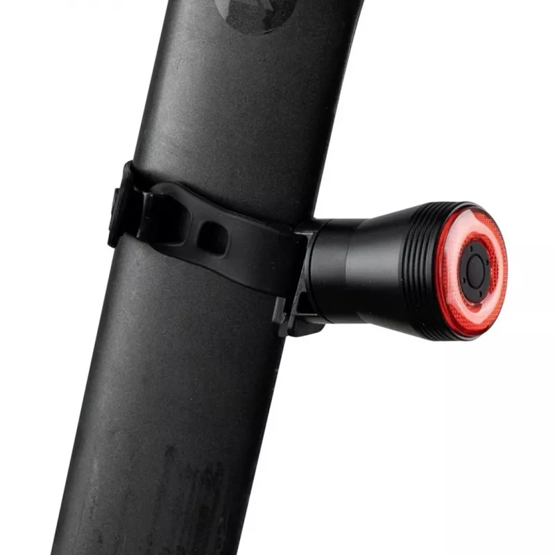 Rockbros Q5 schwarzes Rücklicht für Fahrräder mit intelligentem STOP-System