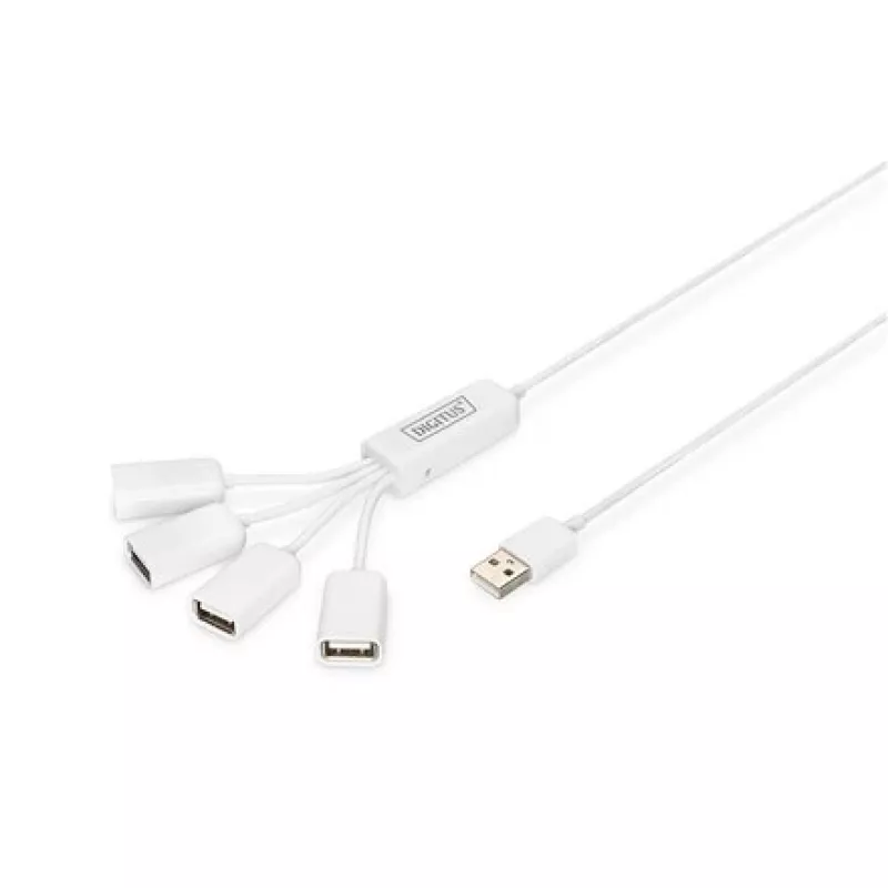 USB-Hub Digitus schlank Spider DA-70216