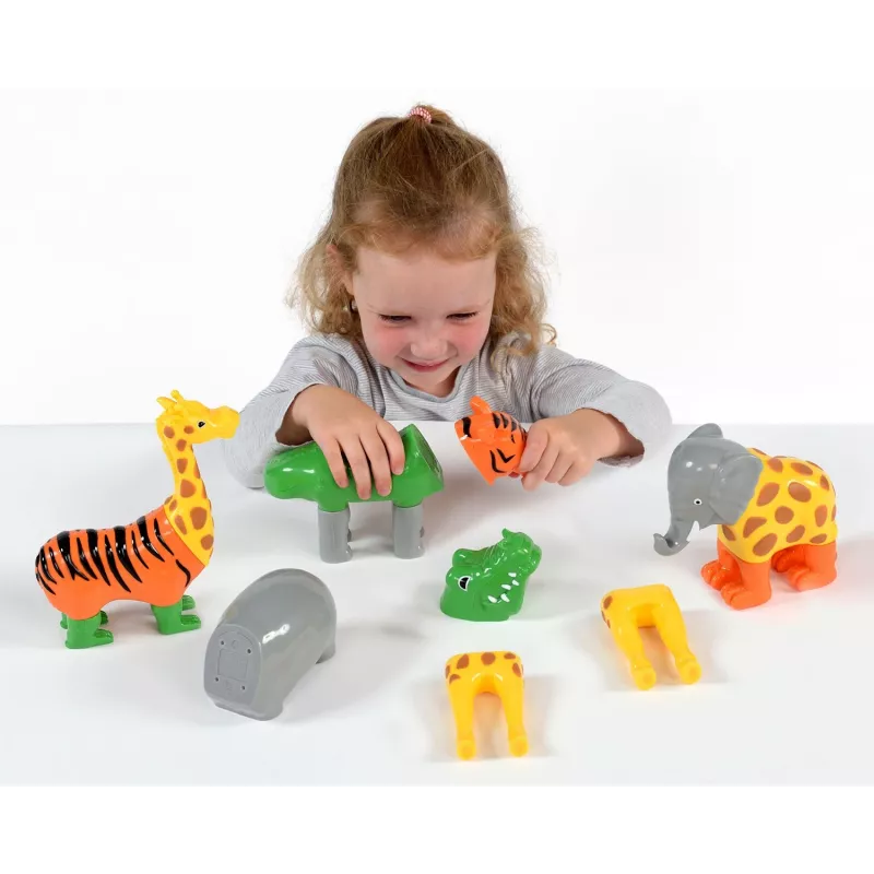 Popular Playthings Magnetic Mix or Match Animals Multicolour
