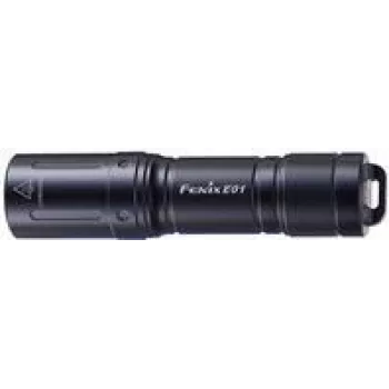 Hand-Taschenlampe Fenix E01 V2.0 Schwarz LED 100 lm IP68