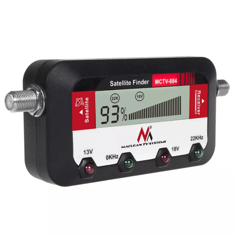 Maclean MCTV-884 Digitales Satellitensignal-Messgerät, LCD