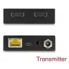 AV-Sender- und Empfänger-Set DELOCK 65955 — Cat6/Cat6a HDMI-Extender, bis zu 3840×2160, kabelgebunden, Micro-USB-B-Stromversorgung