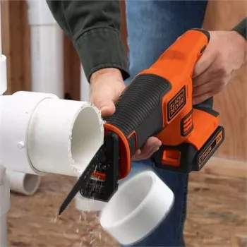 Schwarz & Decker BDCR18-QW Säbelsäge Schwarz, Orange