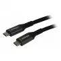 Synergy 21 Kabel USB C St> 3,0 m USB3.2 schwarz Textil 20G/5A 240W Gen 2x2 – Kabel – Digital/Daten (S215315)