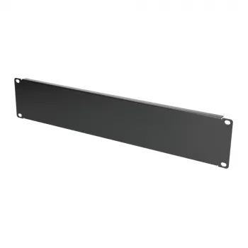 Rack-Blindplatte Extralink Front Blank Panel 2U 19 Zoll Schwarz, Stahlgehäuse