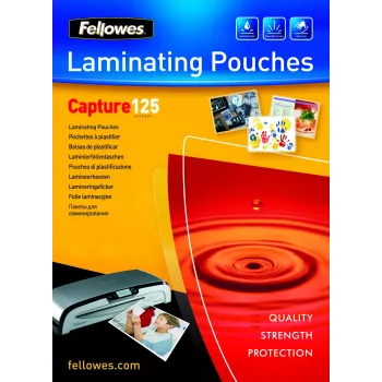 Fellowes A6 Glossy 125 Micron Laminierfolien – 100er-Pack