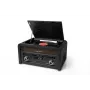 Plattenspieler muse MT-115 W — schwarz/gold, 33-45-78 U/min, J-förmiger Tonarm, Drehregler für die Lautstärke, 240V AC