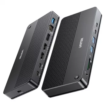 Dockingstation UNITEK D1104A01 USB4 Kabelgebunden 100 W Power Delivery