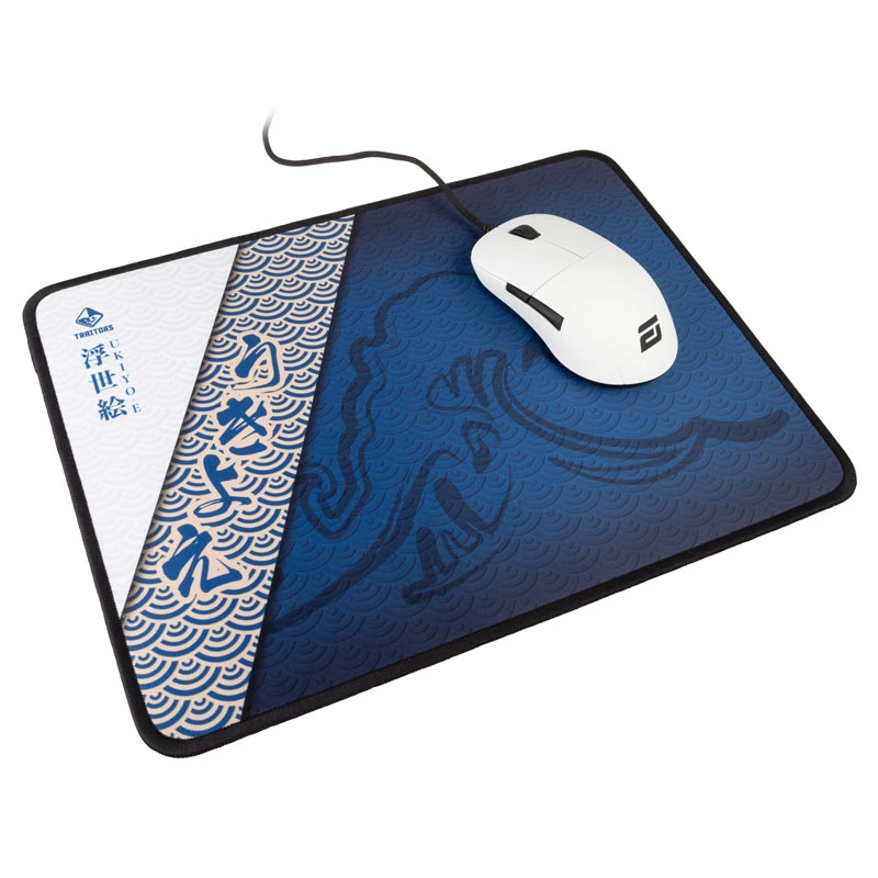 Mauspad Traitors UKIYO-E Speed (TRDUKI35M) — reibungsarme Oberfläche, rechteckige Gaming-Matte