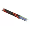 Kabelschlauch DeLOCK 20753 Schwarz Rot