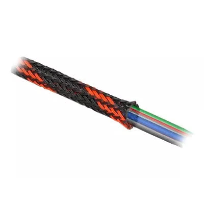 Kabelschlauch DeLOCK 20753 Schwarz Rot