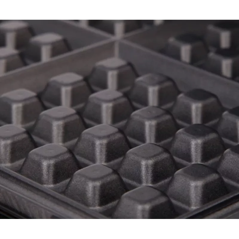 Adler AD 3036 Waffeleisen für 4 Waffeln Schwarz, Grau 1500 W