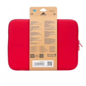 Sleeve Case Rivacase 5123 33,8 cm (13,3 Zoll) Rot