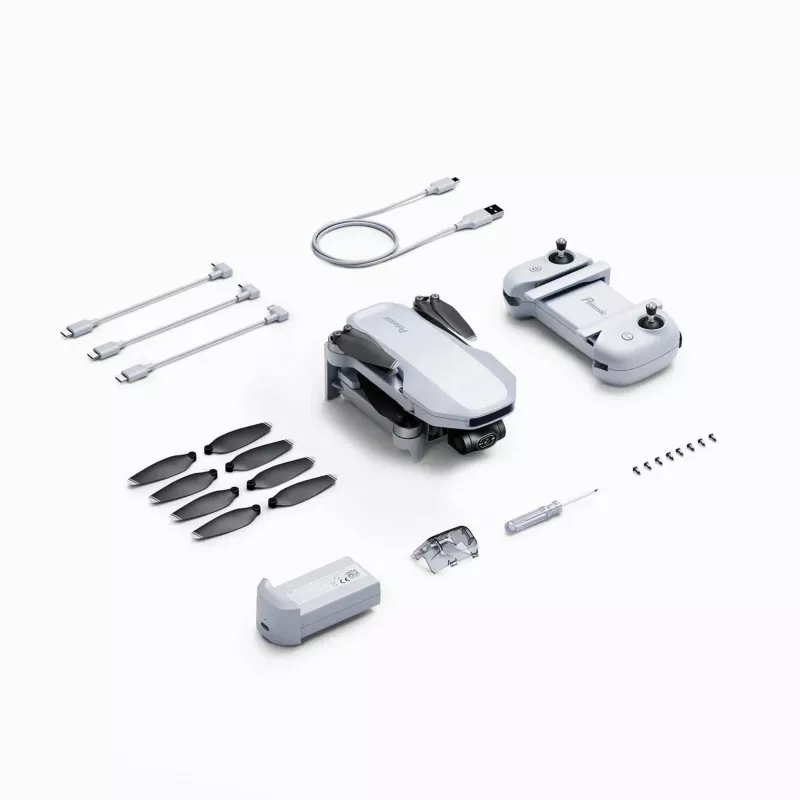 Potensic Atom Quadcopter mit 4 Rotoren, 12 MP, 4608 x 2592 Pixel, 2230 mAh, Grau