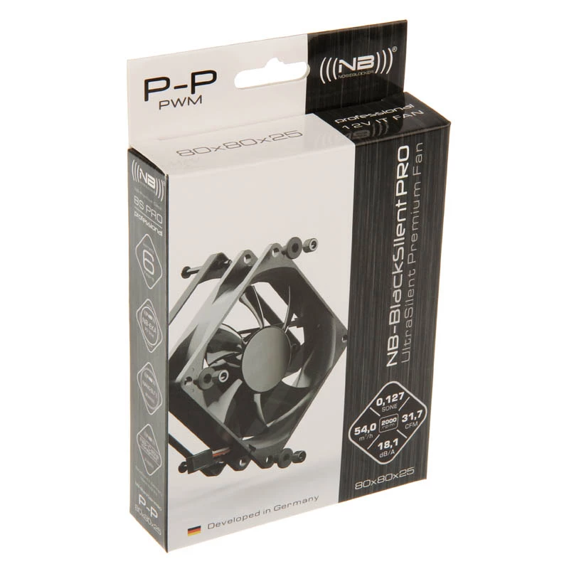 Fan Noiseblocker SchwarzSilentPro P-P