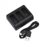 Battery Charger GoPro AHDBT901, Triple