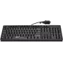 GETT Device Technology CleanType Easy Basic - Tastatur - USB - Deutsch - Schwarz (KL26211)