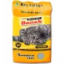 Klumpendes Katzenstreu super benek Super Benek Compact Natural 25 L — Bentonitgranulat, grau, biologisch abbaubar, geruchsneutralisierend