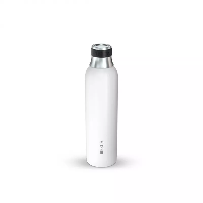 Karbonisierflasche BRITA 1046738 für Trinkwassersprudler, Edelstahl, 650 ml, 77 mm Ø, 278 mm Höhe