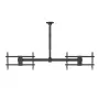 Deckenhalterung MACLEAN MC-111 B für zwei Fernseher, max. Belastung 2×40 kg, max. VESA 600×400