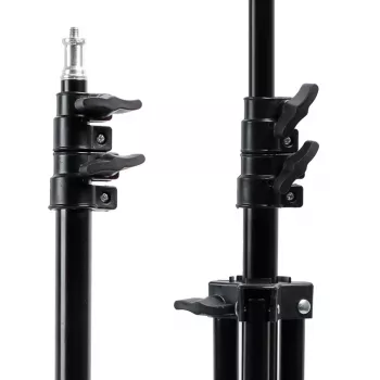 Stativ MACLEAN MC-163 leichtes höhenverstellbares Stativ für Kameras und Smartphones, kompaktes faltbares Design
