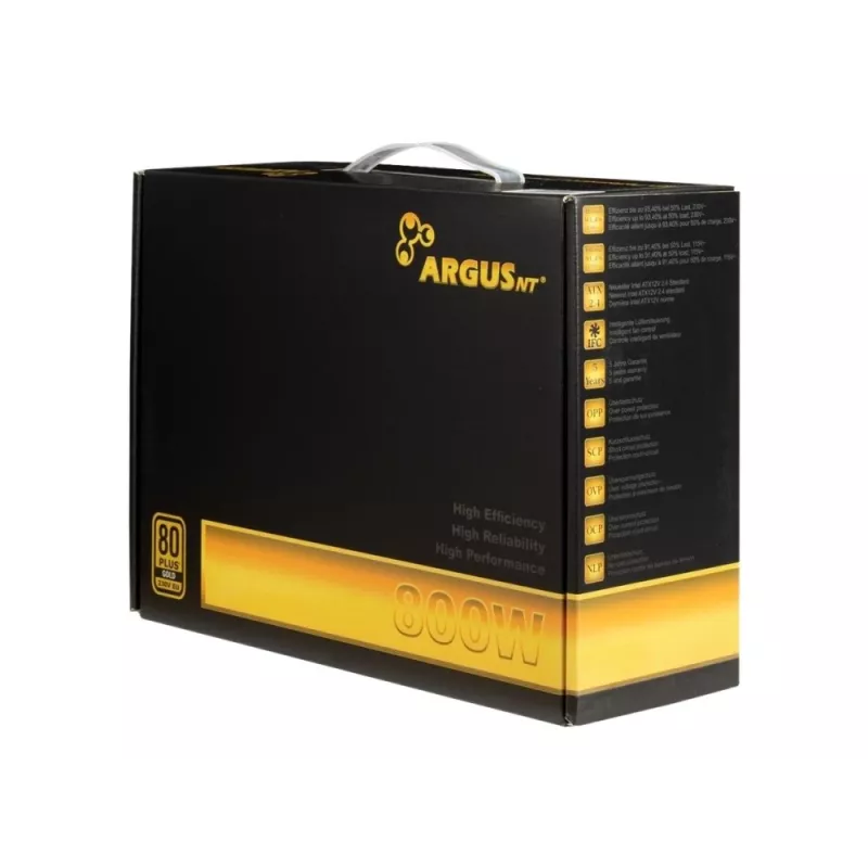Netzteil Inter-Tech Argus GPS-800 800W, 80+ Gold, ATX, 14cm Lüfter