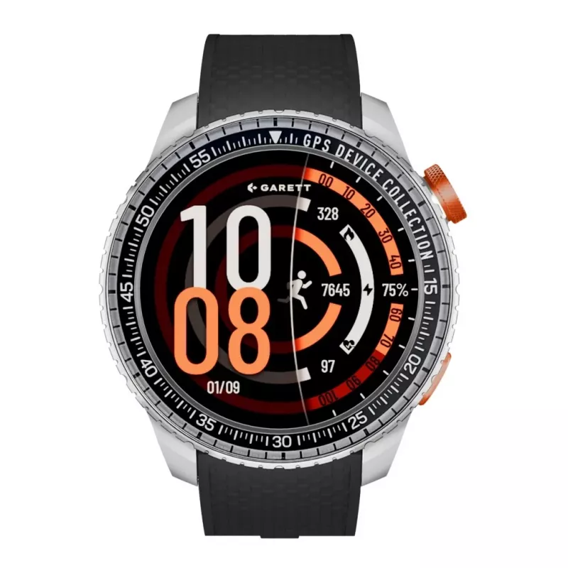 Smartwatch Garett Compass GPS silber — Garett Compass GPS srebrny