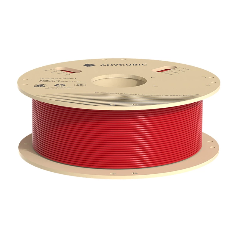PLA-Filament AnyCubic IPHPLRR-106 — 1 kg Spule, 1,75 mm, Rot