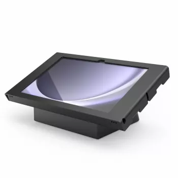 Compulocks 341B510APXB Surface Go 1–4 Gen Apex-Gehäuse AV-Konferenzkapsel, Befestigungskit, verriegelbar, Wand-/Tischmontage, Schwarz