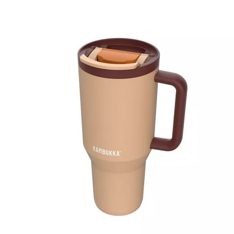 Thermobecher mit Teleskopstrohhalm Kambukka Rio Tumbler 950 ml Almond Dream