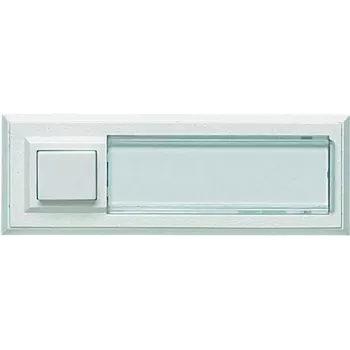 Klingeltaster Grothe 51015 — Aufputz weiß, für 12-V-Systeme, max. 1,5 A