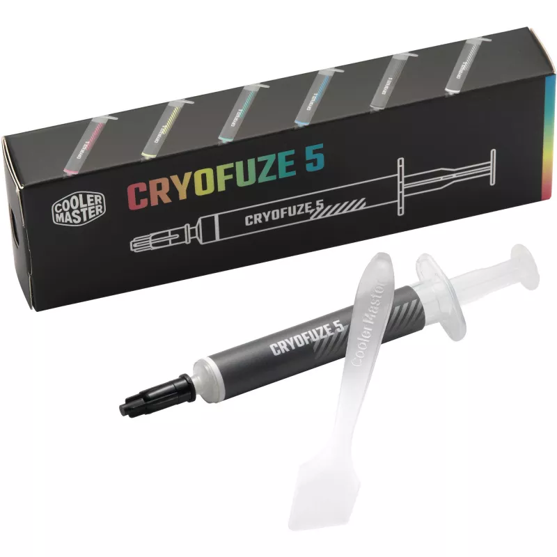 Wärmeleitpaste Cooler Master CRYOFUZE 5 WHITE 3g – Hochleitfähige CPU/GPU-Wärmeleitpaste