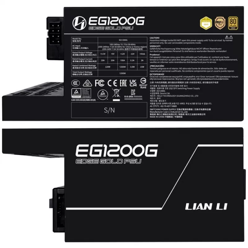 Netzteil Lian Li EG1200G 1200 W