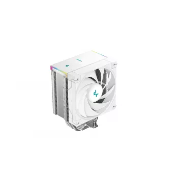 CPU-Kühler DeepCool AK500S Digital SE – 5 Heatpipes, 120 mm FDB-Lüfter, PWM, Multi-LED, weiß, unterstützt Intel LGA1150 und AMD Sockel
