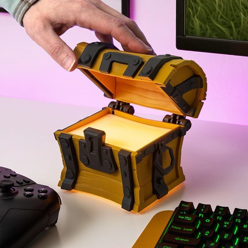 Tischlampe Paladone Fortnite Chest Light – thematische LED-Neuheitenlampe