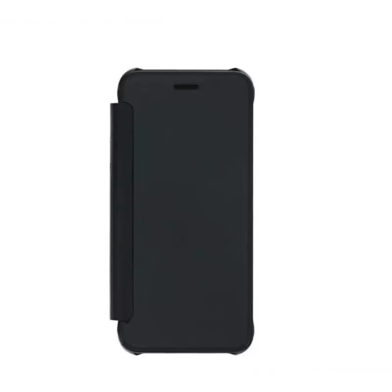 Handy-Brieftaschenhülle Tellur für iPhone 8 — Kunstleder, schwarz, mit Spiegel