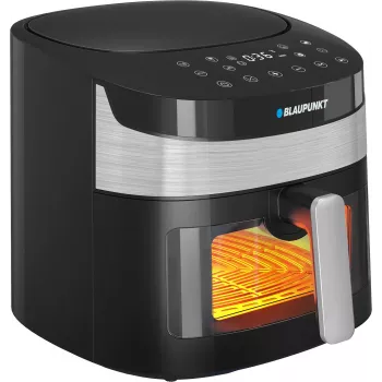 Fritteuse Blaupunkt AFD722 7,2 L, 1800 W, 40–200 °C, Touch-LED, Aluminium, weiß
