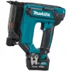 Akku-Stiftnagler PT354DSMJ, 10,8 Volt, elektrischer Tacker Blau/Schwarz, 2x Lithium-Ionen-Akku 4,0 Ah, im MAKPAC Größe 2