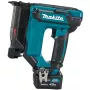 Akku-Stiftnagler PT354DSMJ, 10,8 Volt, elektrischer Tacker Blau/Schwarz, 2x Lithium-Ionen-Akku 4,0 Ah, im MAKPAC Größe 2