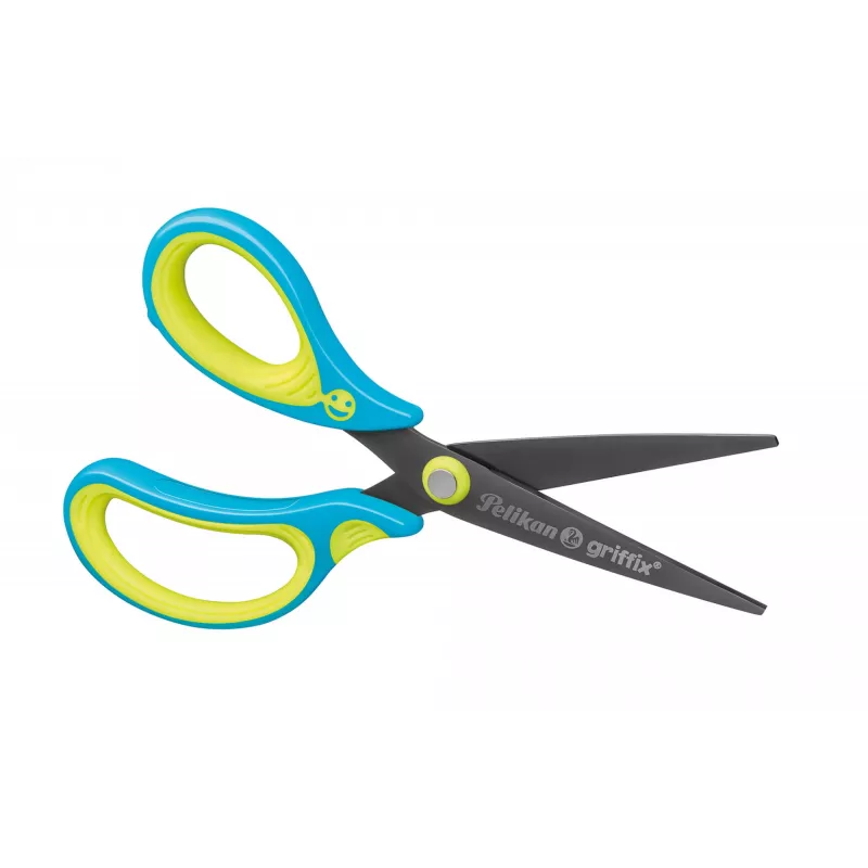Scheren Pelikan 810296 gerader Schnitt Blau Limette