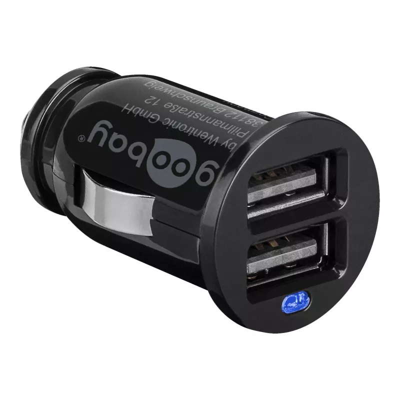 Wentronic 44177 - Auto - MP3 - Mobiltelefon - Smartphone - Tablet - Zigarettenanzünder-Adapter - Kontakt - CE - WEEE - Schwarz (44177)