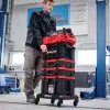 Rollplattform für Systemkoffer EINHELL E-Case, schwarz, Tragfähigkeit bis 120 kg